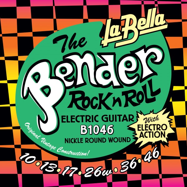 Juego De Cuerdas Para Guitarra Eléctrica La Bella Super Bender Regular 10-46
