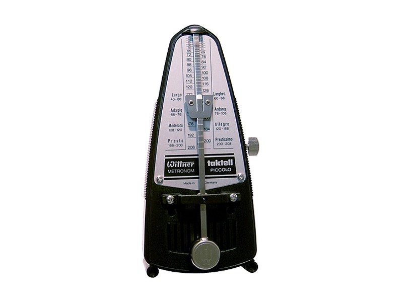 Metrónomo Piccolo Wittner Negro Mw836