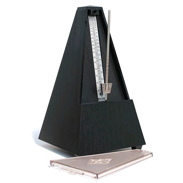 Metrónomo De Pirámide Wittner Negro Mw855161