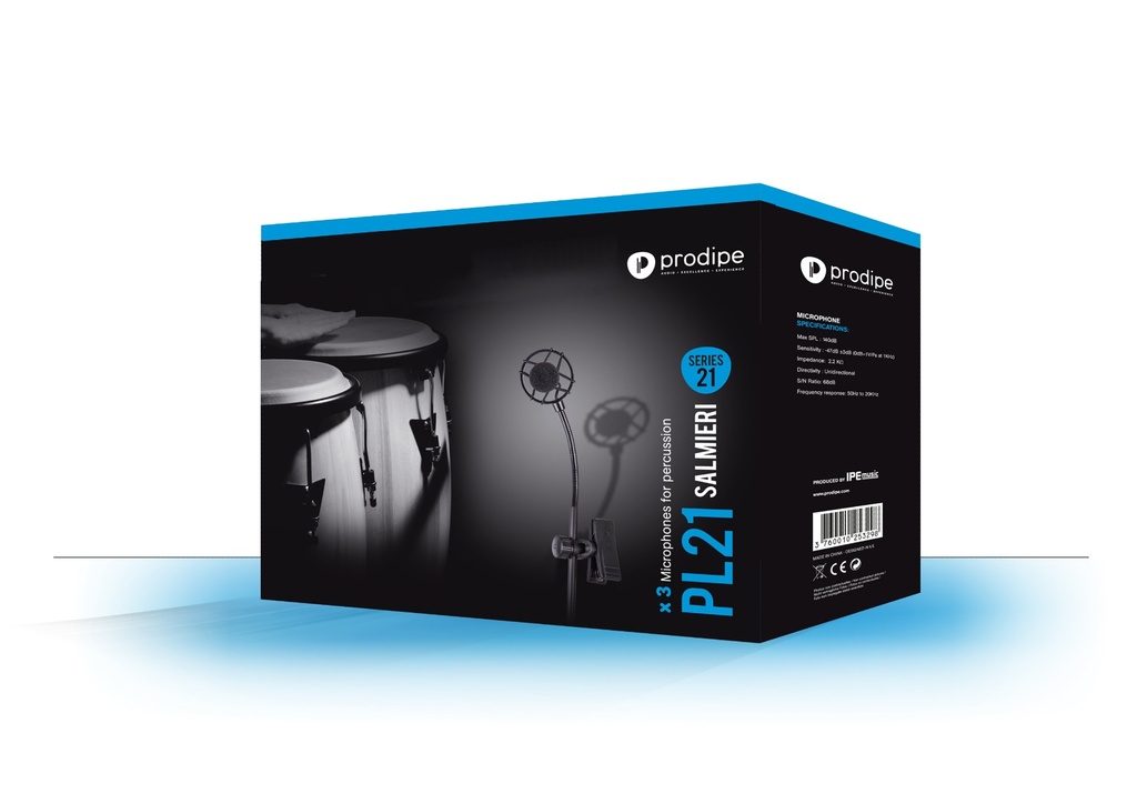 Micrófonos Prodipe Para Instrumentos De Percusión Pl21