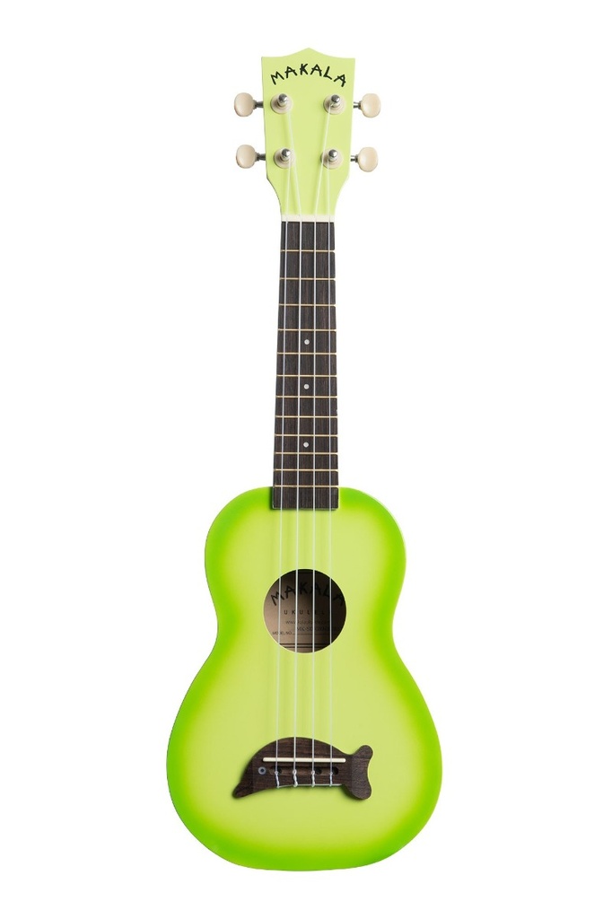 Ukelele Kala Soprano Makala Serie Delfín Verde