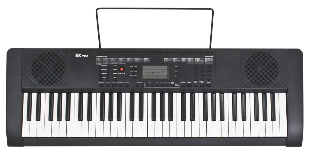 Teclado Ek De 61 Teclas Negro Ekt350