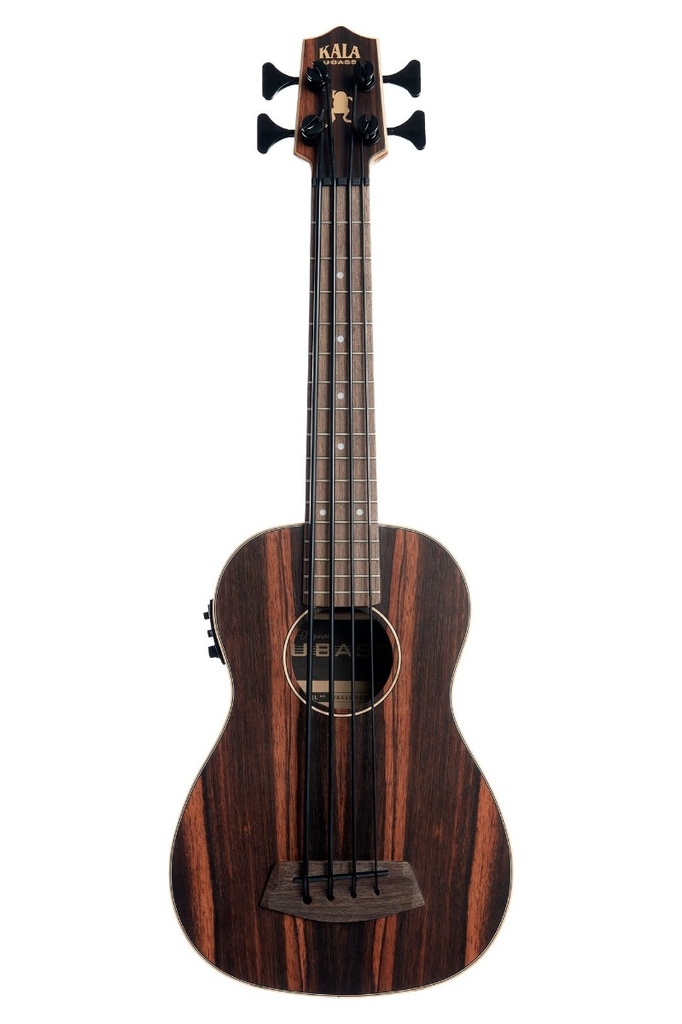 Ukelele Kala U-Bass Electrificado Ébano Satinado