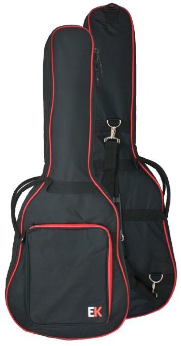 Funda Ek Para Guitarra Clásica Cadete 3/4 De 10Mm Roja