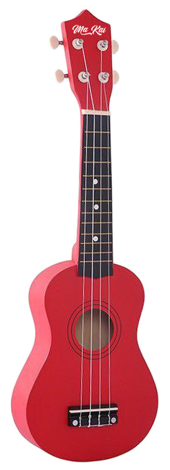 Ukelele Soprano Makai Rojo