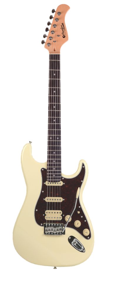 Guitarra Eléctrica Prodipe Serie St83-Ra Stratocaster Blanco Vintage