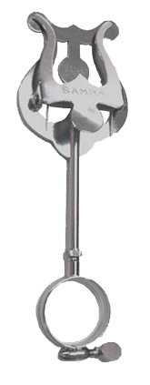 Atril De Marcha Samba Para Requinto Con Argolla De 29 Mm Niquel
