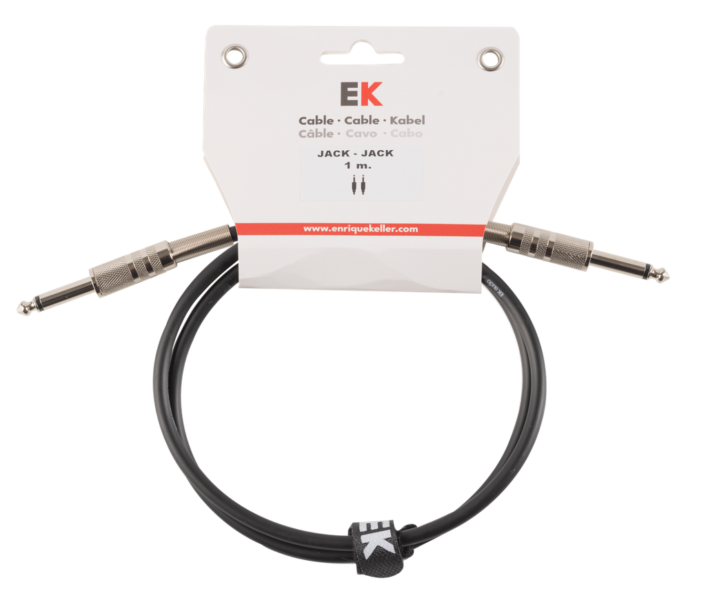 Cable Ek Audio Jack-Jack Rectos Para Guitarra 1 M