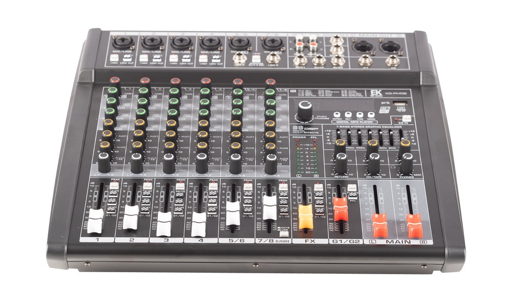 Mesa Ek De 8 Canales Con Efectos
