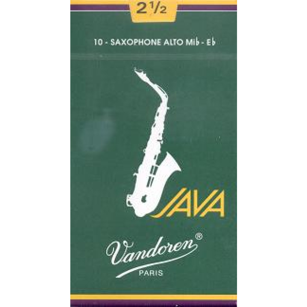 Caja 10 Cañas Saxo Alto Vandoren Java 2 Caja Verde