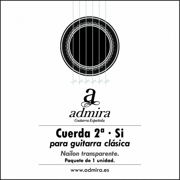 2ª Cuerda Admira Para Guitarra Clásica Ca502Cl