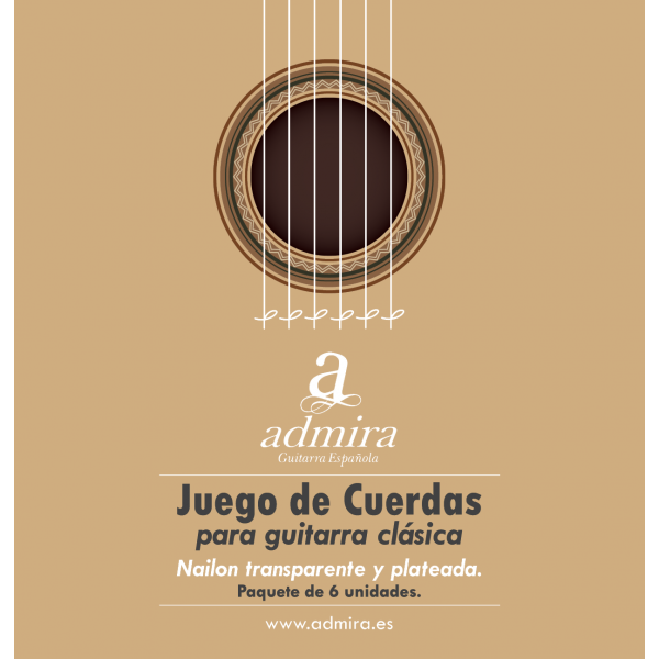 Juego De Cuerdas Admira Para Guitarra Clásica