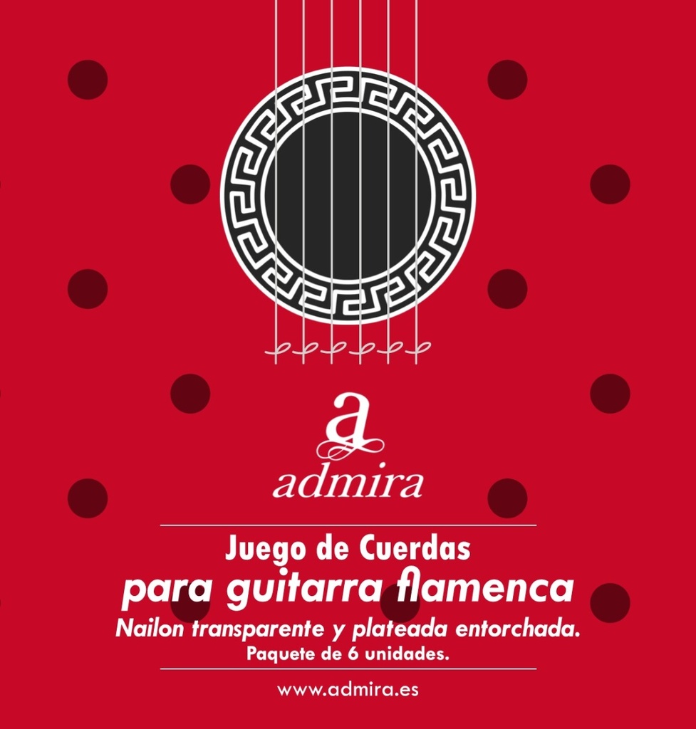 Juego De Cuerdas Admira Para Guitarra Flamenca