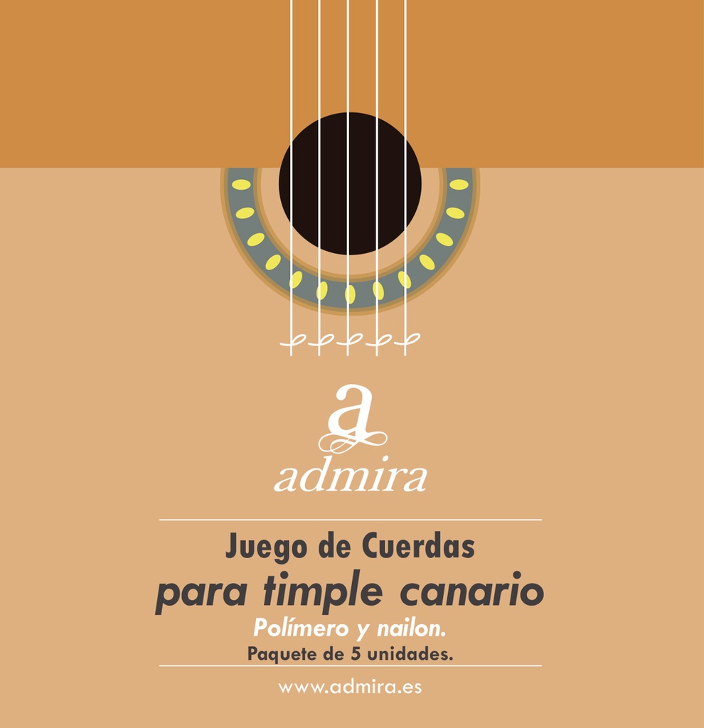 Juego De Cuerdas Admira Para Timple Soprano