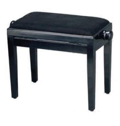 [PB002] Banqueta Regulable Para Piano Negro Brillo