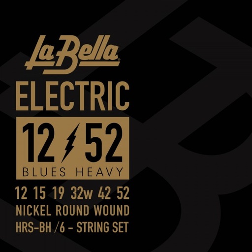 [HRSBH] Juego De Cuerdas Para Guitarra Eléctrica La Bella Hrs Blues Heavy 12-52
