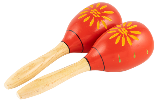 [M22] Maracas Jinbao De Madera De 9" M22