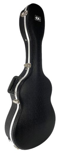 [RCCB] Estuche Ek Para Guitarra Clásica De Abs Y Carbono Negro