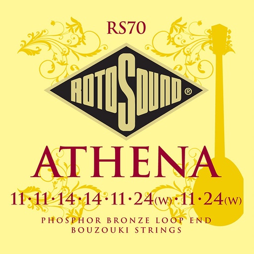 [RS70] Juego De Cuerdas Rotosound Para Bouzouki Rs70