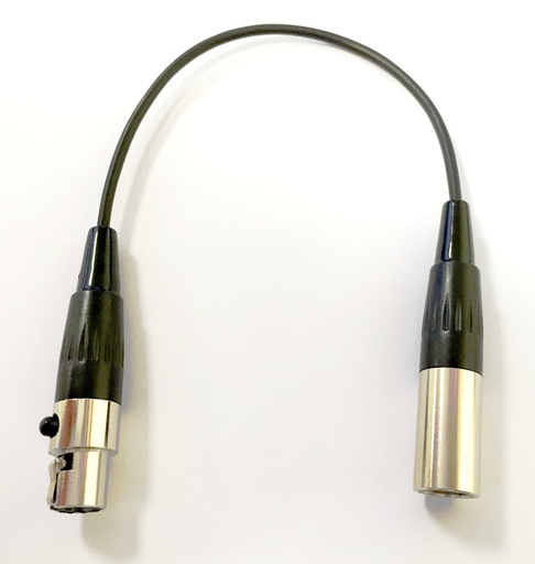 [ADTA4F] Cable Prodipe Adaptador Mini Xlr Para Micrófonos Adta4F