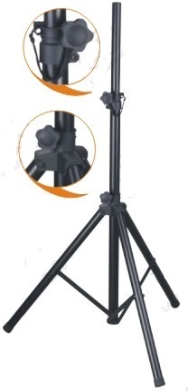 [SS0101] Soporte Para Altavoz Negro Ek