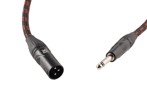 [SFXJ002] Cable Ek Audio Trenzado De Tela Para Micrófono Jack-Xlr Macho 9 Metros