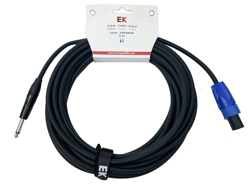 [JJ025JS9] Cables Para Columnas Jack-Speakon 9Mts
