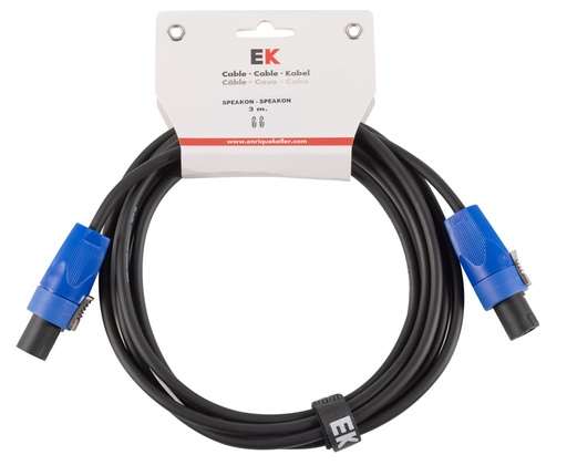[JJ025SS15] Cables Para Columnas Speakon-Speakon 15Mts