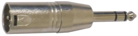 [A044] Adaptador Xlr Macho-Jack Stereo 1/4