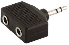 [A107] Adaptador Dual Minijack Stereo 3,5 Mm Hembra X 2 - Minijack Stereo 3,5 Mm A107