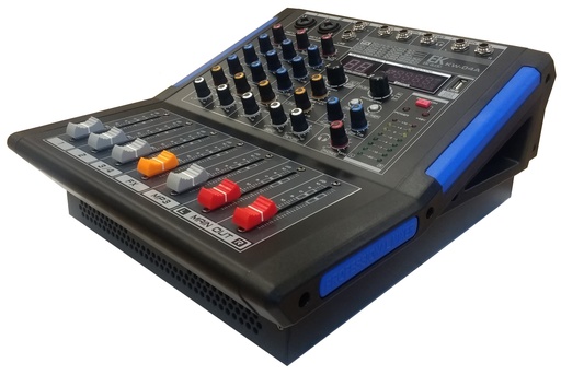 [KW04A] Mesa De Mezclas Ek Audio Amplificada Y Con Efectos Kw04A