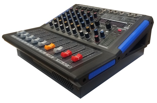 [KW06A] Mesa De Mezclas Ek Audio Amplificada Y Con Efectos Kw06A