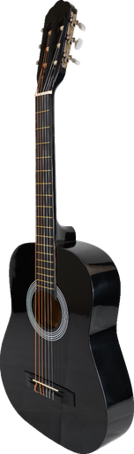 [C16BK] Guitarra Clásica Rocío C16 (3/4) Tamaño Cadete 90 Cms Negro