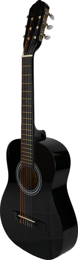 [C7BK] Guitarra Clásica Rocio C7 (1/2) Cadete 85Cms Negro