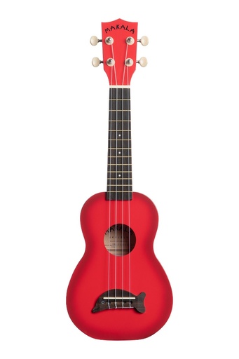 [MKSDRD] Ukelele Soprano Makala Rojo Sombreado Serie Delfín