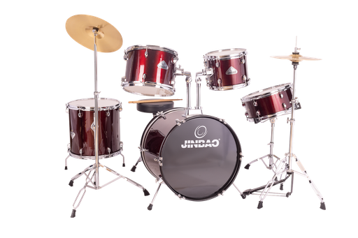 [PO605JRD] Batería Jinbao Po605 Stage 20 Jazz Roja