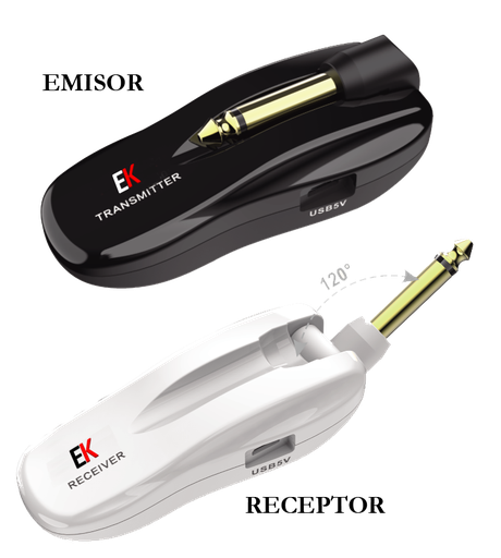 [EKGBWL] Transmisor Inalámbrico Ek Para Guitarra Y Bajo Ekgbwl
