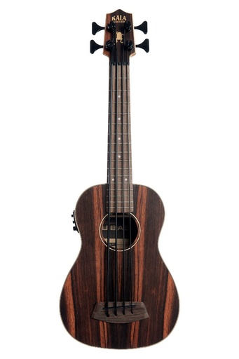 [UBEBYFS] Ukelele Kala U-Bass Electrificado Ébano Satinado