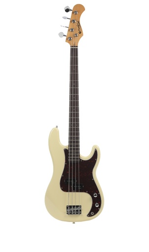 [PB80RAVW] Bajo Eléctrico Precisión Bass De Prodipe Serie Pb80 Blanco Vintage