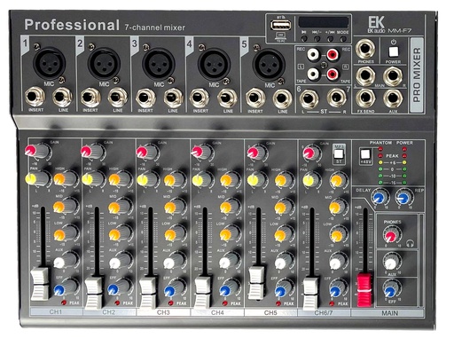 [MMF7] Mesa De Mezclas Con Efectos Ek Audio Mmf7