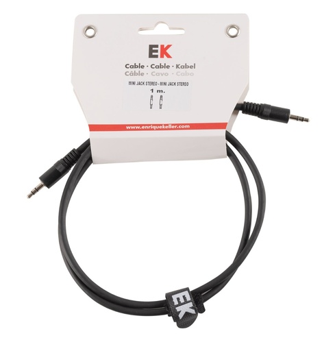 [JJ0211] Cable Ek Audio Mini Jack Stereo - Mini Jack Stereo 1 M