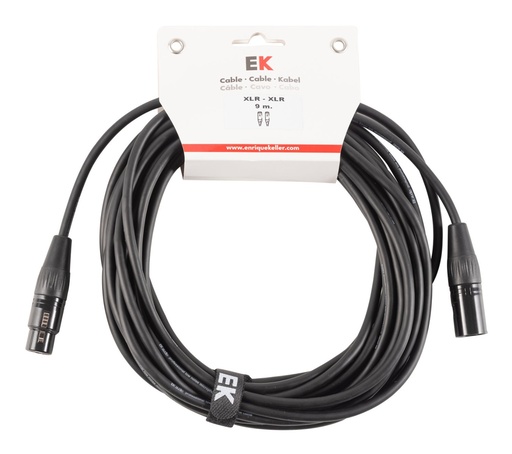 [NXX0019] Cable Ek Audio Neutrik Para Micrófono Xlr/Xlr 9 M