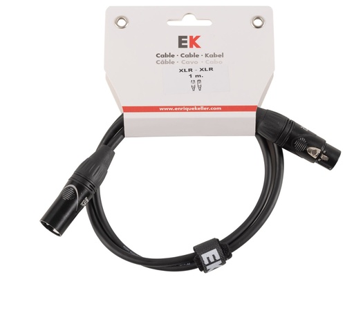 [PXX0011] Cable Ek Audio Para Micrófono Xlr - Xlr 1 M