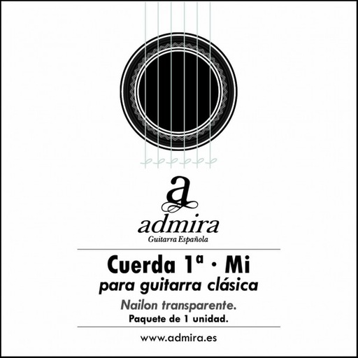 [CA501CL] 1ª Cuerda Admira Para Guitarra Clásica Ca501Cl