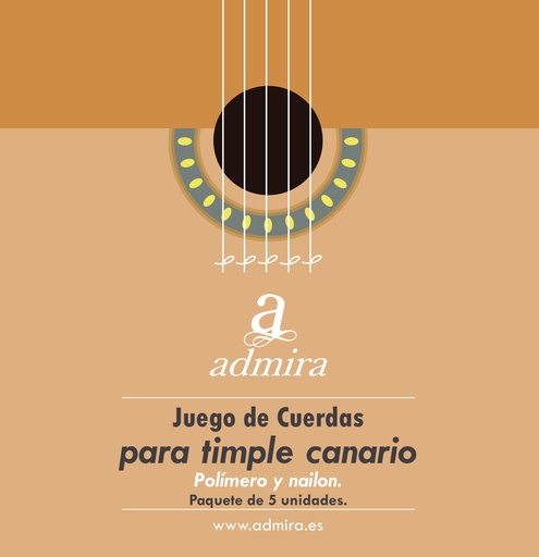 [CA500TPL] Juego De Cuerdas Admira Para Timple Soprano